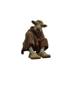 Punk Cow Rooftop Vinyl Car Decal Sticker – Waterproof & UV-Resistant 8.213333333333333"