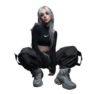 Techwear Fashion Model Vinyl Car Decal Sticker – Waterproof & UV-Resistant 6.826666666666667"