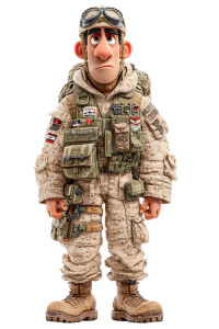 Egyptian Soldier Vinyl Car Decal Sticker – Waterproof & UV-Resistant 4.4