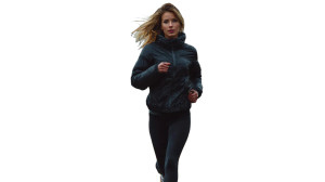 Trendy Jogging Woman Vinyl Car Decal Sticker – Waterproof & UV-Resistant 2.72"