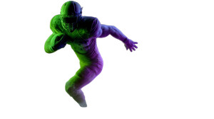 Smoke Football Player Vinyl Car Decal Sticker – Waterproof & UV-Resistant 5.4