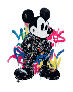 Punk Mickey Graffiti Vinyl Car Decal Sticker – Waterproof & UV-Resistant 8.0"