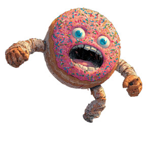 Titan Donut Rampage Vinyl Car Decal Sticker – Waterproof & UV-Resistant 6.826666666666667"