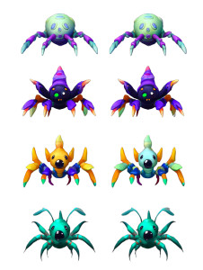 Space Bugs Arachnids Vinyl Car Decal Sticker – Waterproof & UV-Resistant 8.213333333333333"