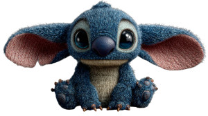 Realistic Stitch V3 Vinyl Car Decal Sticker – Waterproof & UV-Resistant 5.4