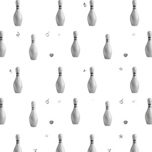 Bowling Pin Vinyl Car Decal Sticker – Waterproof & UV-Resistant 3.4133333333333336"