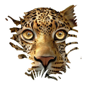 Leopard'S Golden Eyes Vinyl Car Decal Sticker – Waterproof & UV-Resistant 3.4133333333333336" Leopard'S Golden Eyes Vinyl Car Decal Sticker – Waterproof & UV-Resistant 3.4133333333333336"
