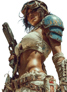 Cyberpunk Warrior V59 Vinyl Car Decal Sticker – Waterproof & UV-Resistant 8.533333333333333"