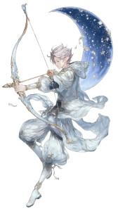 Moon-Elf Archer Vinyl Car Decal Sticker – Waterproof & UV-Resistant 9.706666666666667"