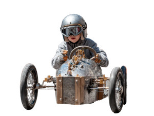 Homemade Soapbox Car Vinyl Car Decal Sticker – Waterproof & UV-Resistant 6.1866666666666665"