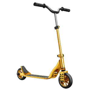 Golden Stunt Scooter Vinyl Car Decal Sticker – Waterproof & UV-Resistant 6.826666666666667"