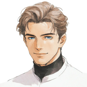 Handsome Knight Portrait V2 Vinyl Car Decal Sticker – Waterproof & UV-Resistant 3.4133333333333336"