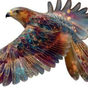 Holographic Fantasy Eagle Vinyl Car Decal Sticker – Waterproof & UV-Resistant 3.4133333333333336" Holographic Fantasy Eagle Vinyl Car Decal Sticker – Waterproof & UV-Resistant 3.4133333333333336"