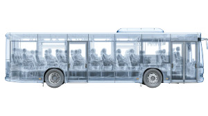 X-Ray City Bus Vinyl Car Decal Sticker – Waterproof & UV-Resistant 5.4