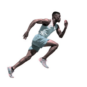 Running Athlete V9 Vinyl Car Decal Sticker – Waterproof & UV-Resistant 3.4133333333333336"