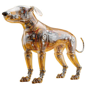Dog Robot Vinyl Car Decal Sticker – Waterproof & UV-Resistant 3.4133333333333336" Dog Robot Vinyl Car Decal Sticker – Waterproof & UV-Resistant 3.4133333333333336"