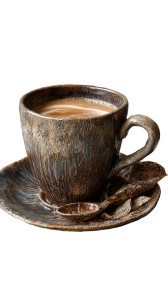 Cup Of Coffee Vinyl Car Decal Sticker – Waterproof & UV-Resistant 4.8533333333333335"