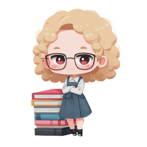 Cartoon Girl With Books Vinyl Car Decal Sticker – Waterproof & UV-Resistant 3.4133333333333336" Cartoon Girl With Books Vinyl Car Decal Sticker – Waterproof & UV-Resistant 3.4133333333333336"