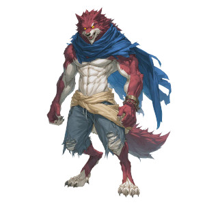 Intimidating Werewolf Vinyl Car Decal Sticker – Waterproof & UV-Resistant 6.826666666666667"