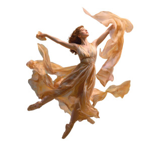 Graceful Floating Dancer Vinyl Car Decal Sticker – Waterproof & UV-Resistant 6.826666666666667"