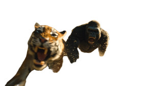 Jungle Chase Scene Vinyl Car Decal Sticker – Waterproof & UV-Resistant 5.4