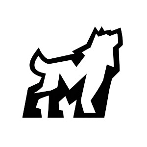 Wolf Logo V2 Vinyl Car Decal Sticker – Waterproof & UV-Resistant 3.4133333333333336"