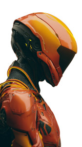 Futuristic Humanoid Robot V33 Vinyl Car Decal Sticker – Waterproof & UV-Resistant 9.706666666666667"