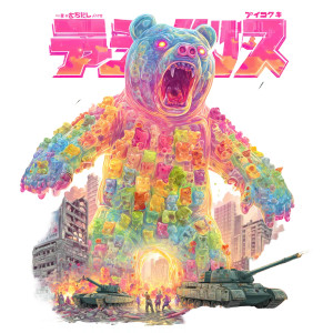 Gummy Bear Kaiju Vinyl Car Decal Sticker – Waterproof & UV-Resistant 3.4133333333333336" Gummy Bear Kaiju Vinyl Car Decal Sticker – Waterproof & UV-Resistant 3.4133333333333336"
