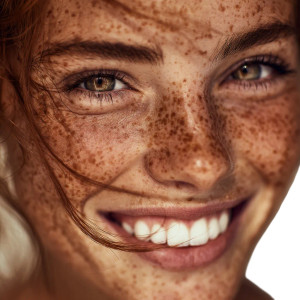 Radiant Freckled Smile Vinyl Car Decal Sticker – Waterproof & UV-Resistant 3.4133333333333336" Radiant Freckled Smile Vinyl Car Decal Sticker – Waterproof & UV-Resistant 3.4133333333333336"