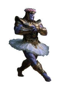 Thanos Ballet Dance Vinyl Car Decal Sticker – Waterproof & UV-Resistant 4.1066666666666665"