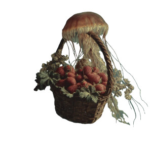 Horror Jellyfish Basket Vinyl Car Decal Sticker – Waterproof & UV-Resistant 3.4133333333333336"