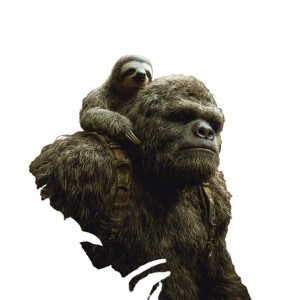 Bigfoot With Sloth Vinyl Car Decal Sticker – Waterproof & UV-Resistant 3.4133333333333336" Bigfoot With Sloth Vinyl Car Decal Sticker – Waterproof & UV-Resistant 3.4133333333333336"