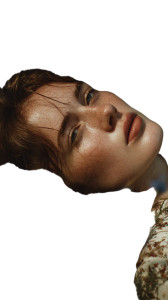 Serene Young Woman V12 Vinyl Car Decal Sticker – Waterproof & UV-Resistant 4.8533333333333335"