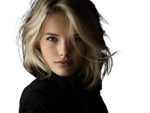 Blonde Woman Portrait V51 Vinyl Car Decal Sticker – Waterproof & UV-Resistant 6.1866666666666665"