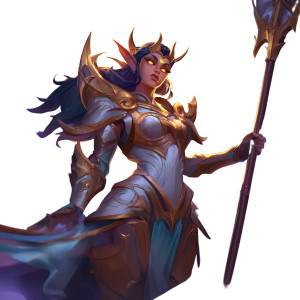 Elven Moon Warrior V2 Vinyl Car Decal Sticker – Waterproof & UV-Resistant 6.826666666666667"