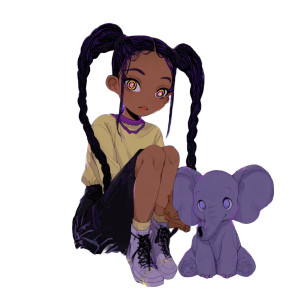 Afrocentric Anime Girl Vinyl Car Decal Sticker – Waterproof & UV-Resistant 6.826666666666667" Afrocentric Anime Girl Vinyl Car Decal Sticker – Waterproof & UV-Resistant 6.826666666666667"