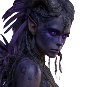 Mystical Dark Elf V3 Vinyl Car Decal Sticker – Waterproof & UV-Resistant 6.826666666666667"