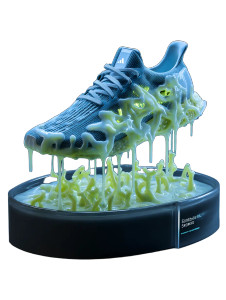 Bioluminescent Sneaker Vinyl Car Decal Sticker – Waterproof & UV-Resistant 4.1066666666666665" Bioluminescent Sneaker Vinyl Car Decal Sticker – Waterproof & UV-Resistant 4.1066666666666665"