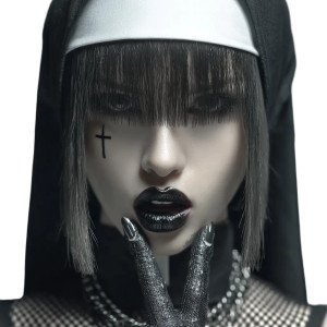 Dark Fantasy Nun V10 Vinyl Car Decal Sticker – Waterproof & UV-Resistant 3.4133333333333336" Dark Fantasy Nun V10 Vinyl Car Decal Sticker – Waterproof & UV-Resistant 3.4133333333333336"