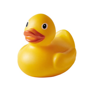 Yellow Rubber Ducky V9 Vinyl Car Decal Sticker – Waterproof & UV-Resistant 3.4133333333333336"