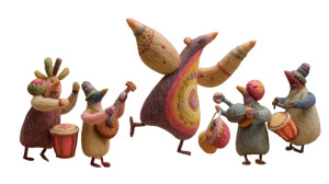 Joyful Felt Band Vinyl Car Decal Sticker – Waterproof & UV-Resistant 5.4