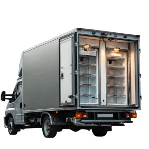 Modern Delivery Truck V2 Vinyl Car Decal Sticker – Waterproof & UV-Resistant 3.4133333333333336"