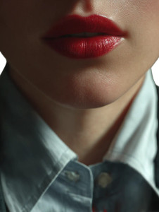 Wistful Lips Vinyl Car Decal Sticker – Waterproof & UV-Resistant 8.213333333333333"