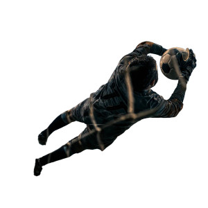 Diving Goalkeeper V2 Vinyl Car Decal Sticker – Waterproof & UV-Resistant 3.4133333333333336"