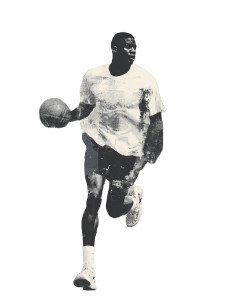 Abstract Basketball Collage Vinyl Car Decal Sticker – Waterproof & UV-Resistant 8.213333333333333"