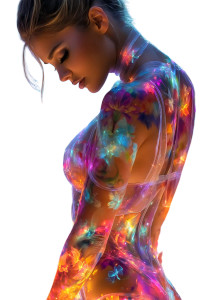 Glowing Tattoo Woman V2 Vinyl Car Decal Sticker – Waterproof & UV-Resistant 4.4 Glowing Tattoo Woman V2 Vinyl Car Decal Sticker – Waterproof & UV-Resistant 4.4