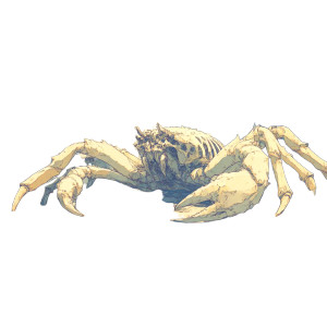 Giant Troll Crab Vinyl Car Decal Sticker – Waterproof & UV-Resistant 6.826666666666667"