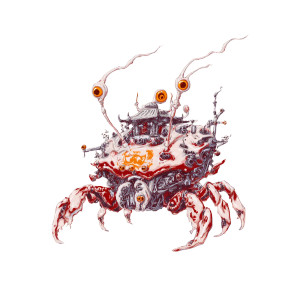 Crab Drider Vinyl Car Decal Sticker – Waterproof & UV-Resistant 3.4133333333333336" Crab Drider Vinyl Car Decal Sticker – Waterproof & UV-Resistant 3.4133333333333336"