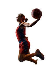 Dunking In Moonlight Vinyl Car Decal Sticker – Waterproof & UV-Resistant 4.4