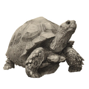 Old Turtle Vinyl Car Decal Sticker – Waterproof & UV-Resistant 3.4133333333333336"